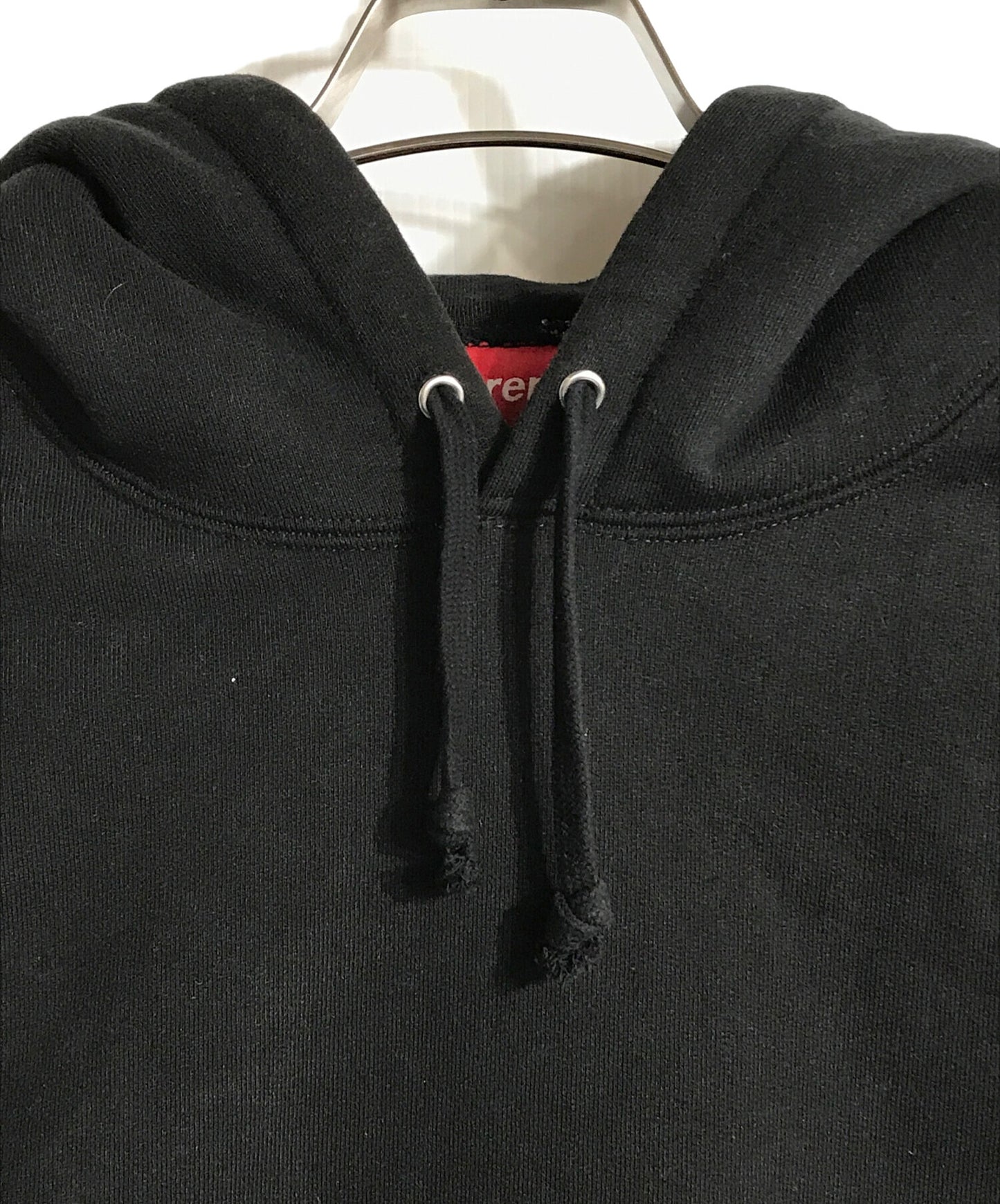 [Pre-owned] SUPREME supreme satin applique hooded sweatshirt