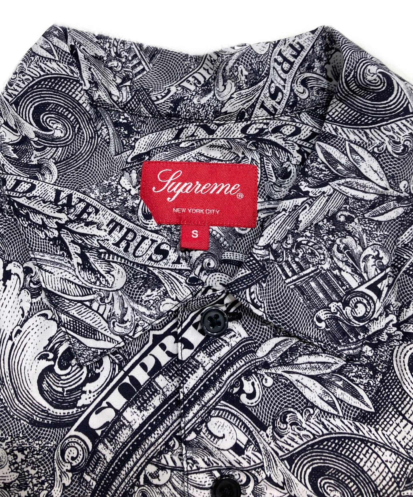 [Pre-owned] SUPREME 23SS Dollar S/S Shirt/short sleeve shirt