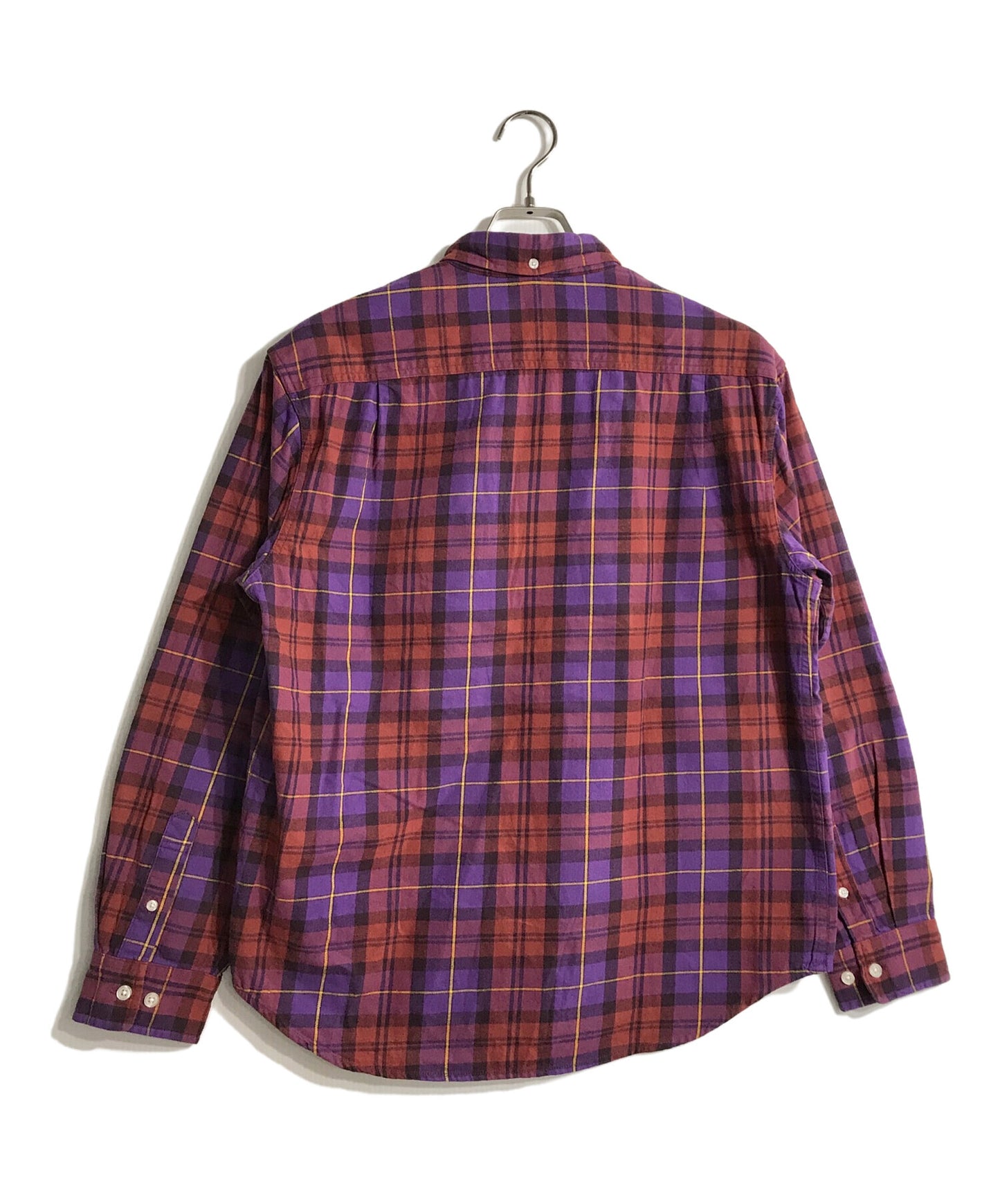 [Pre-owned] SUPREME 24FW plaid flannel shirt