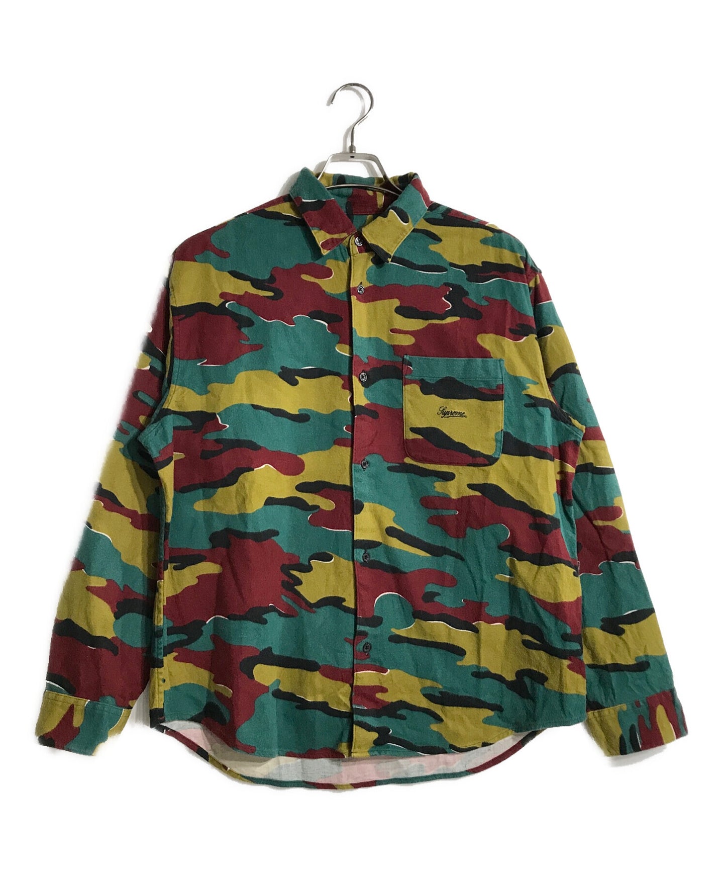 [Pre-owned] SUPREME 23AW Flannel Shirt CAMO
