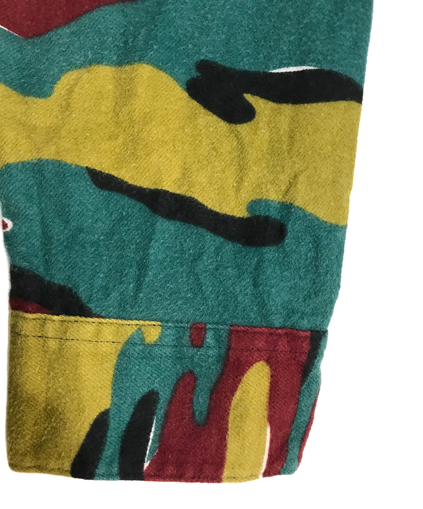 [Pre-owned] SUPREME 23AW Flannel Shirt CAMO
