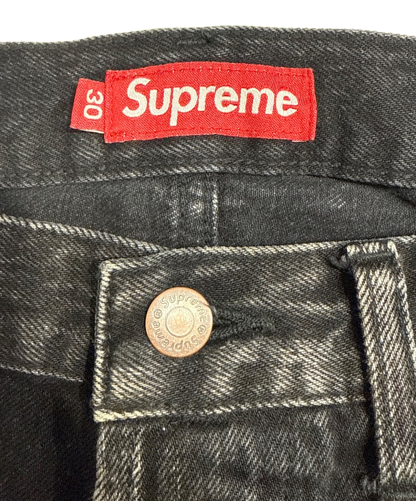 [Pre-owned] SUPREME 24AW Distressed Selvedge Jean
