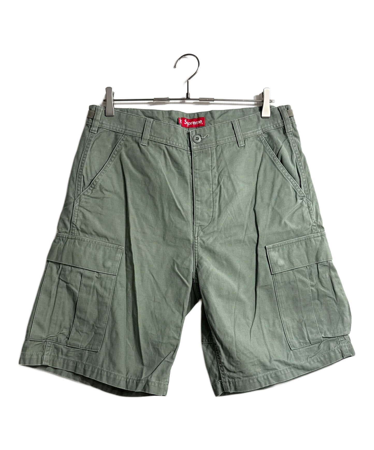 [Pre-owned] SUPREME satin cargo shorts