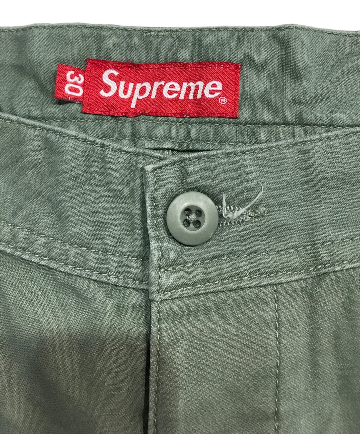 [Pre-owned] SUPREME satin cargo shorts