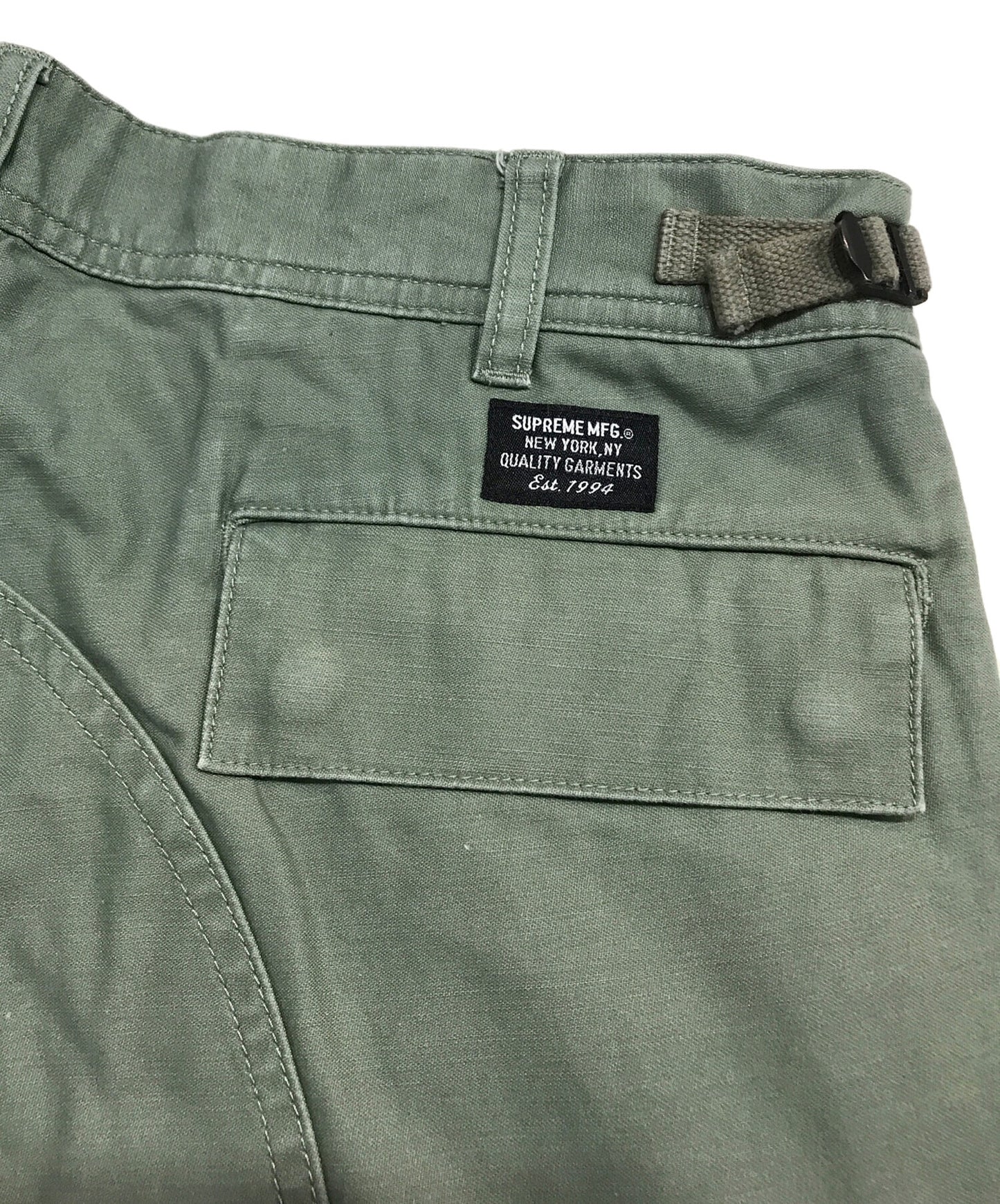 [Pre-owned] SUPREME satin cargo shorts