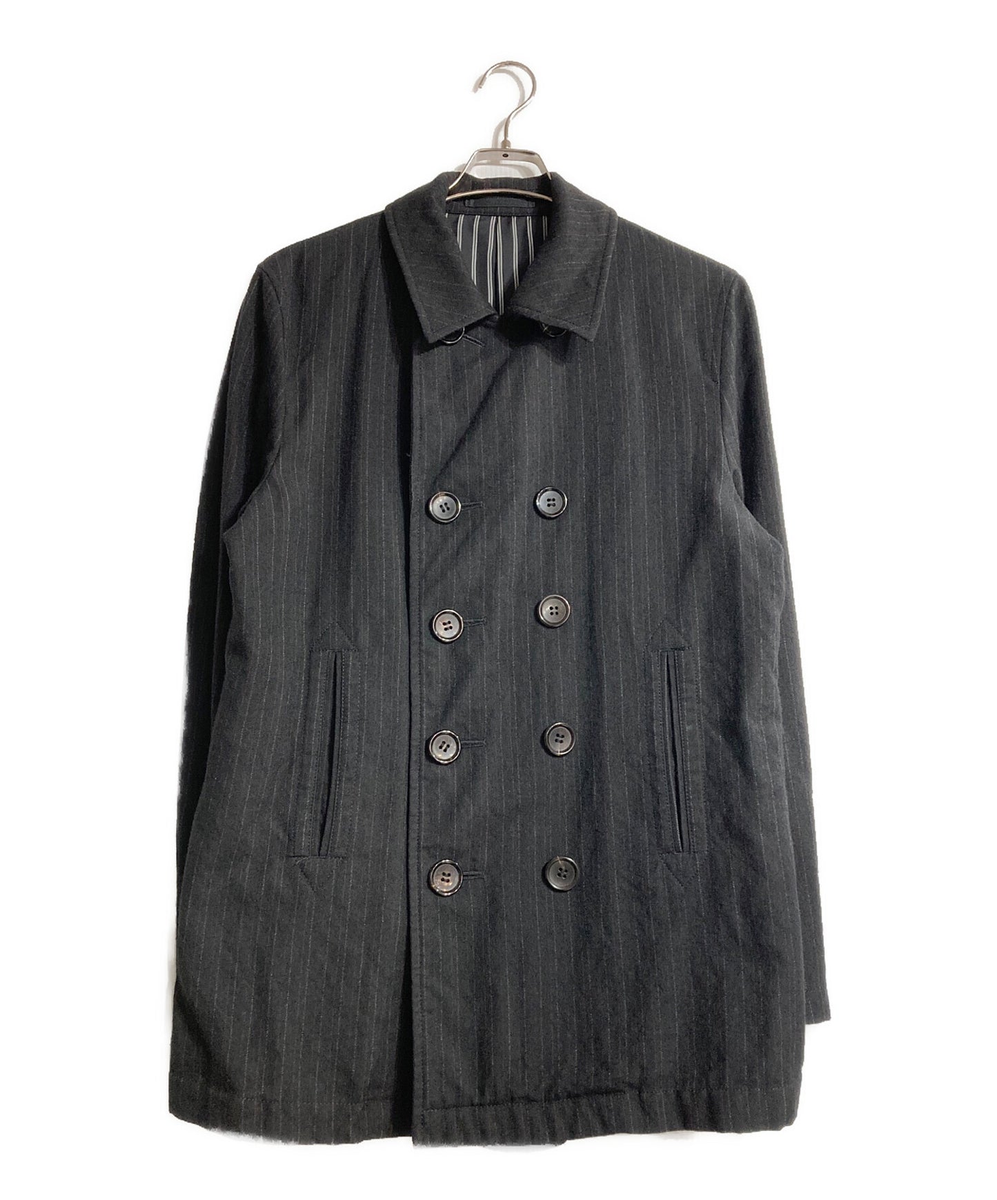 [Pre-owned] COMME des GARCONS HOMME AD2004 Wide striped wool jacket HN-C008
