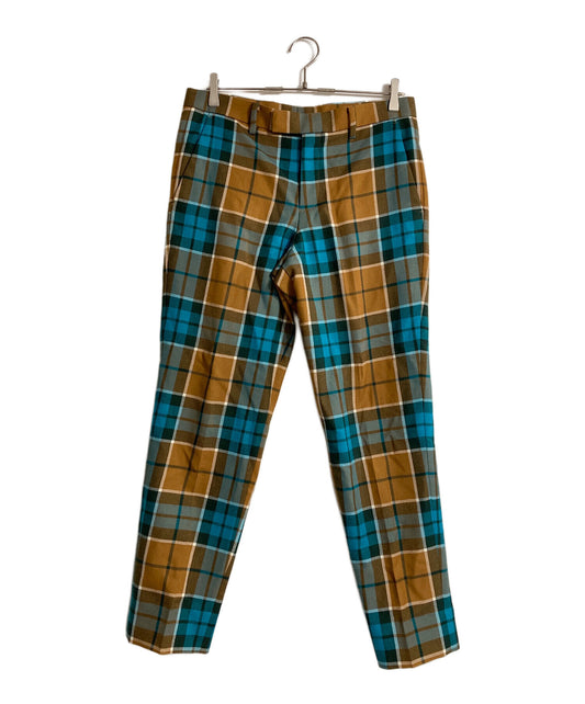 [Pre-owned] Vivienne Westwood man Tartan Check Clip and Tuck Trousers VW-V5-85024