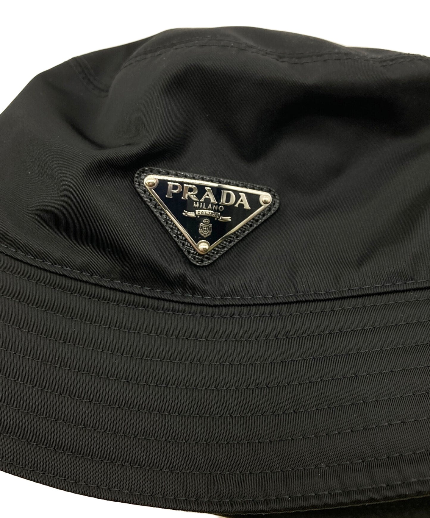 [Pre-owned] PRADA Re-nylon bucket hat 2HC137
