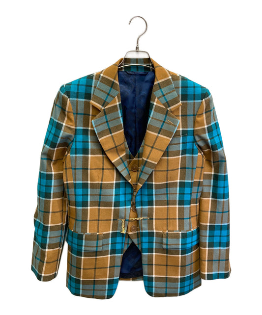 [Pre-owned] Vivienne Westwood man Tartan Check Waistcoat Jacket VW-V5-85023