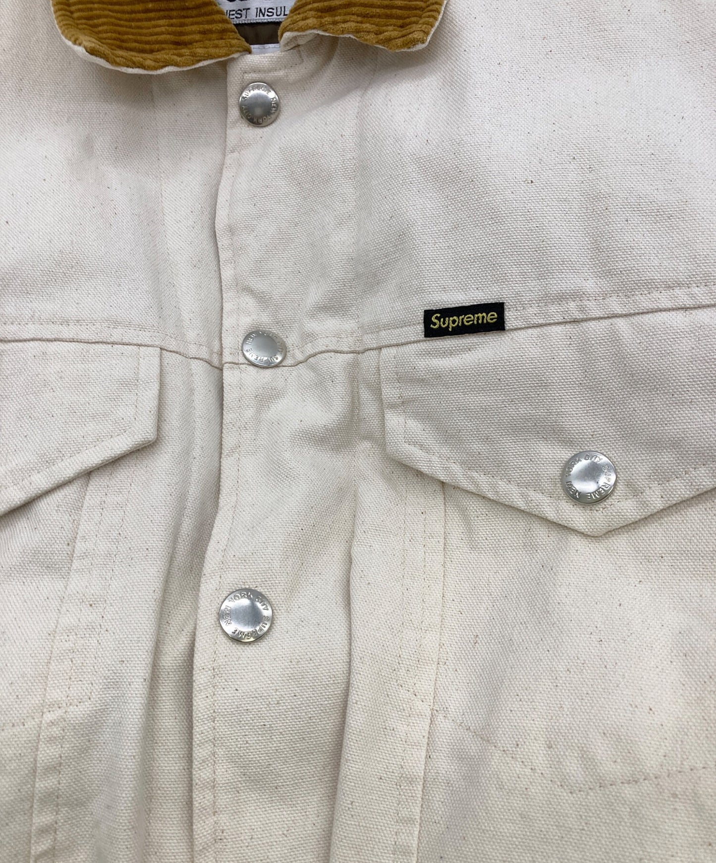 [Pre-owned] SUPREME 22FW Canvas DownTrucker Jacket