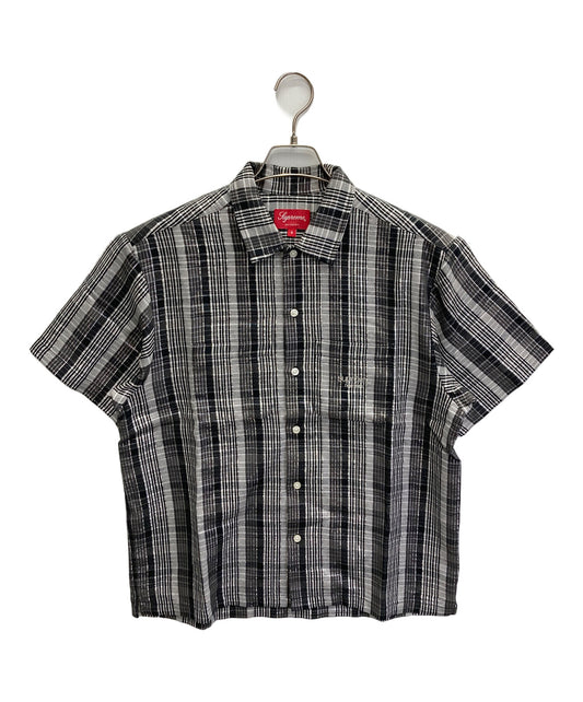[Pre-owned] SUPREME 23SS Metallic Plaid S/S Shirt