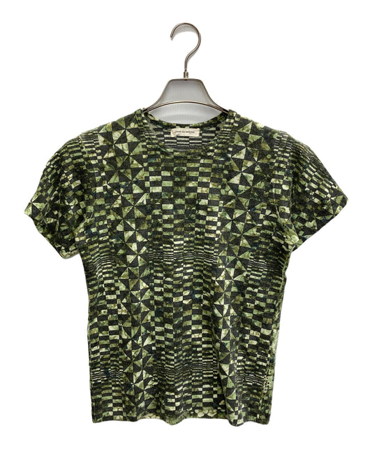 [Pre-owned] COMME des GARCONS Floral Geometric Print T-Shirt [AD2000 GT100090