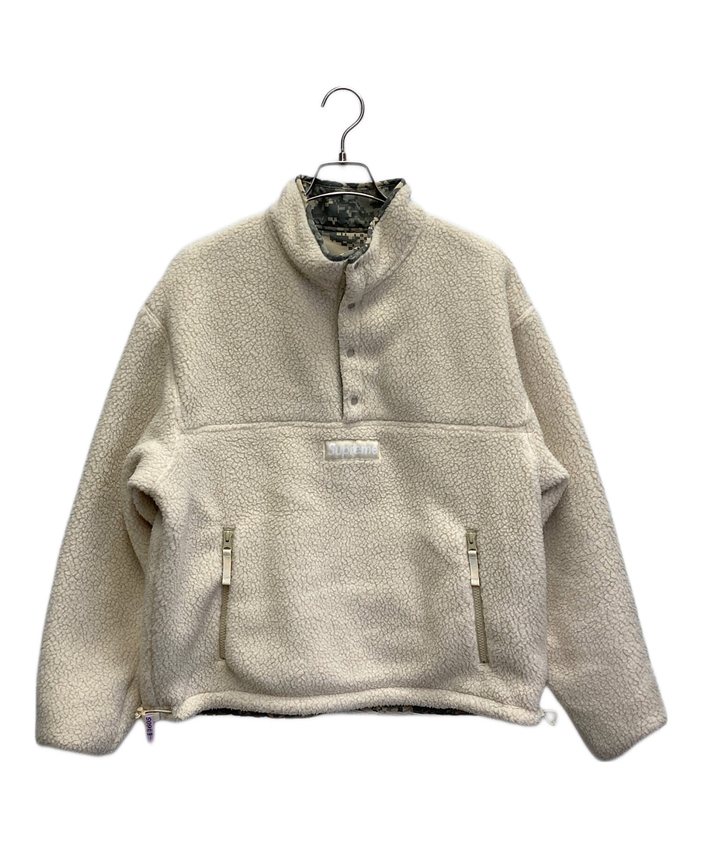 [Pre-owned] SUPREME 23AW Polartec Shearling Reversible Pullover