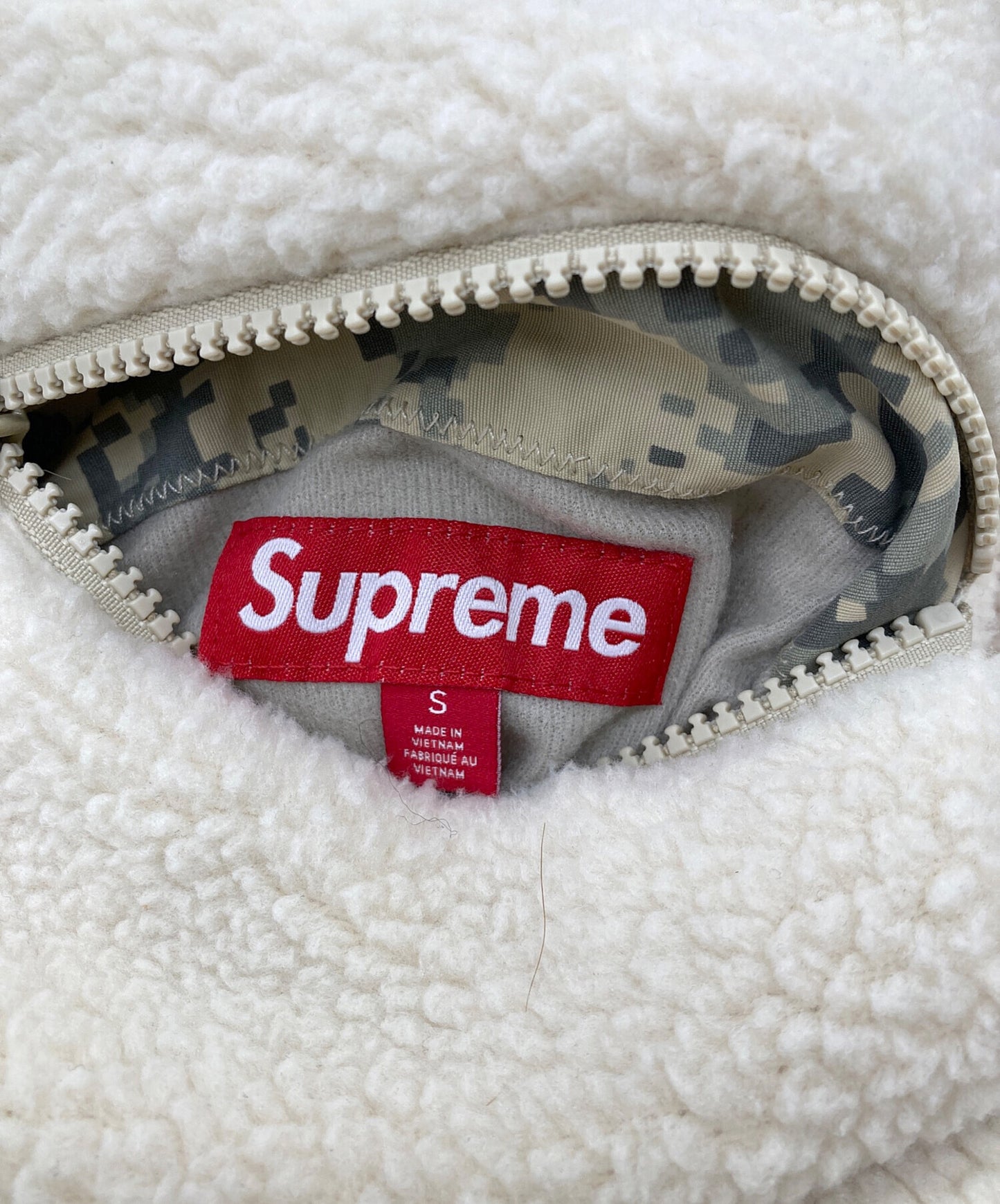 [Pre-owned] SUPREME 23AW Polartec Shearling Reversible Pullover