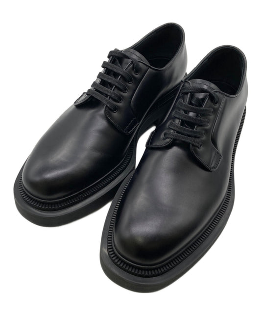 [Pre-owned] PRADA Brushed Leather Low Cut Derby Shoes 2EE404