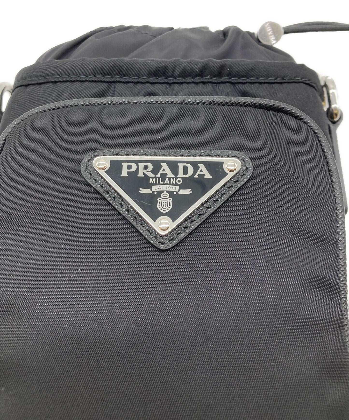 [Pre-owned] PRADA Re-Nylon Smart Phone Case 2ZH155