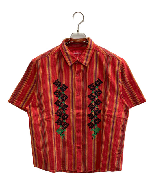 [Pre-owned] SUPREME 23SS Needlepoint S/S Shirt