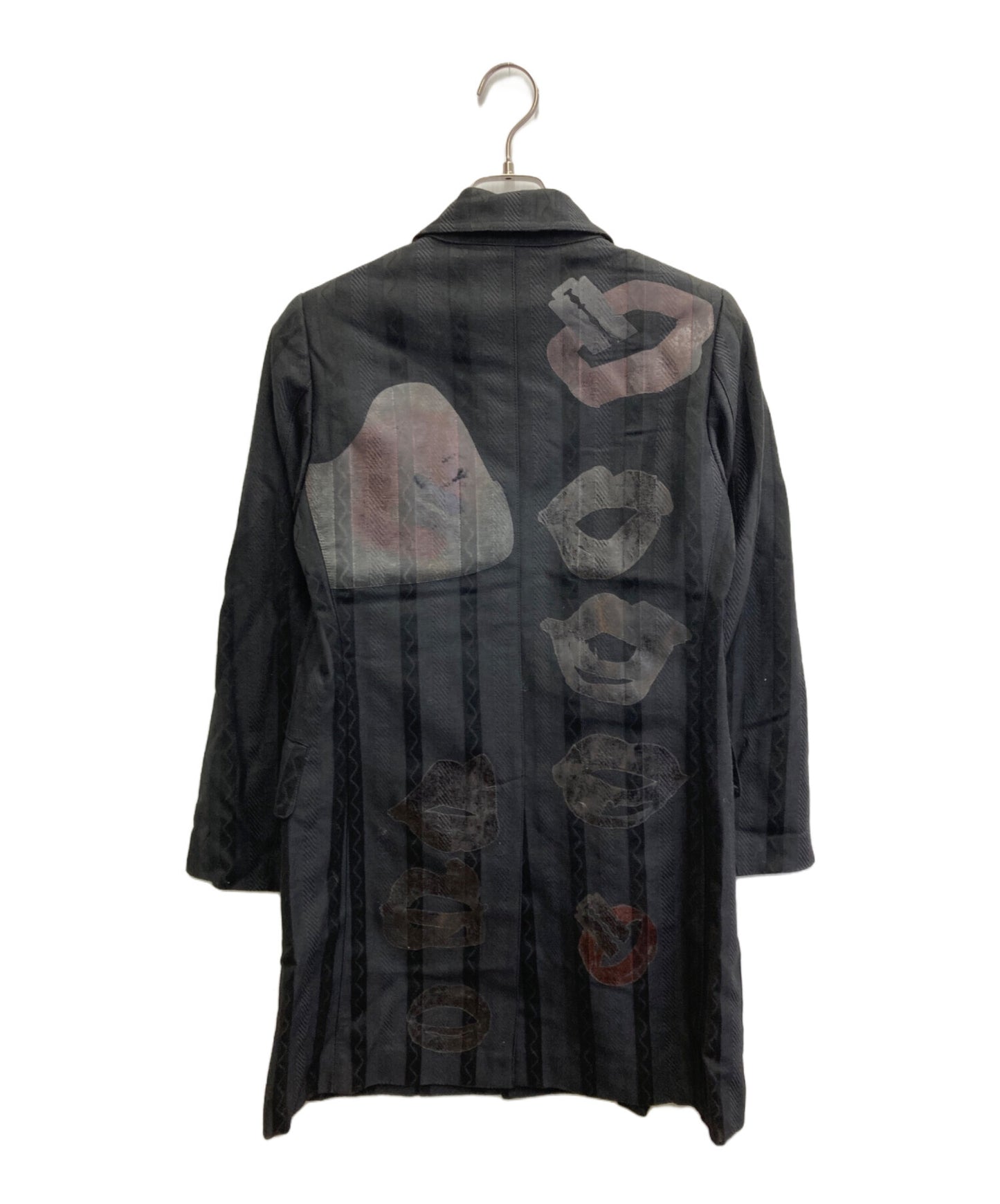 [Pre-owned] COMME des GARCONS 00AW Shoulder open back print coat GC-04007S