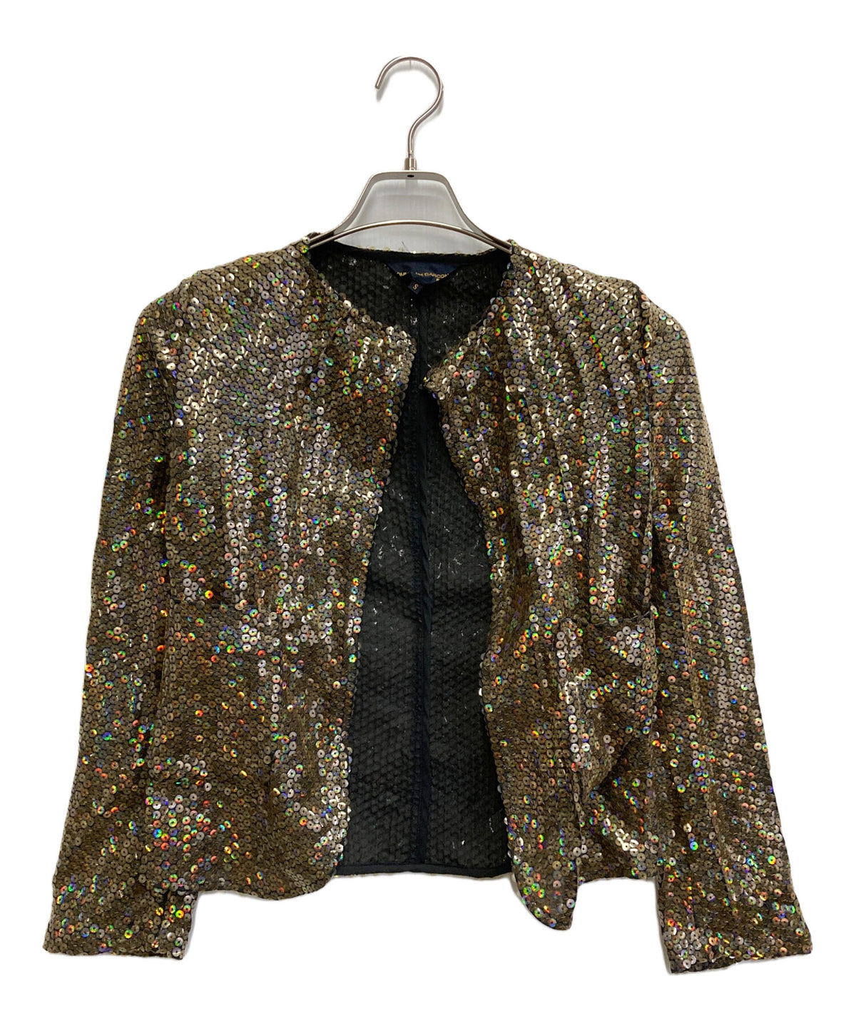 [Pre-owned] COMME des GARCONS 90'S Sequined See-through No-Button Jacket GJ-04041S