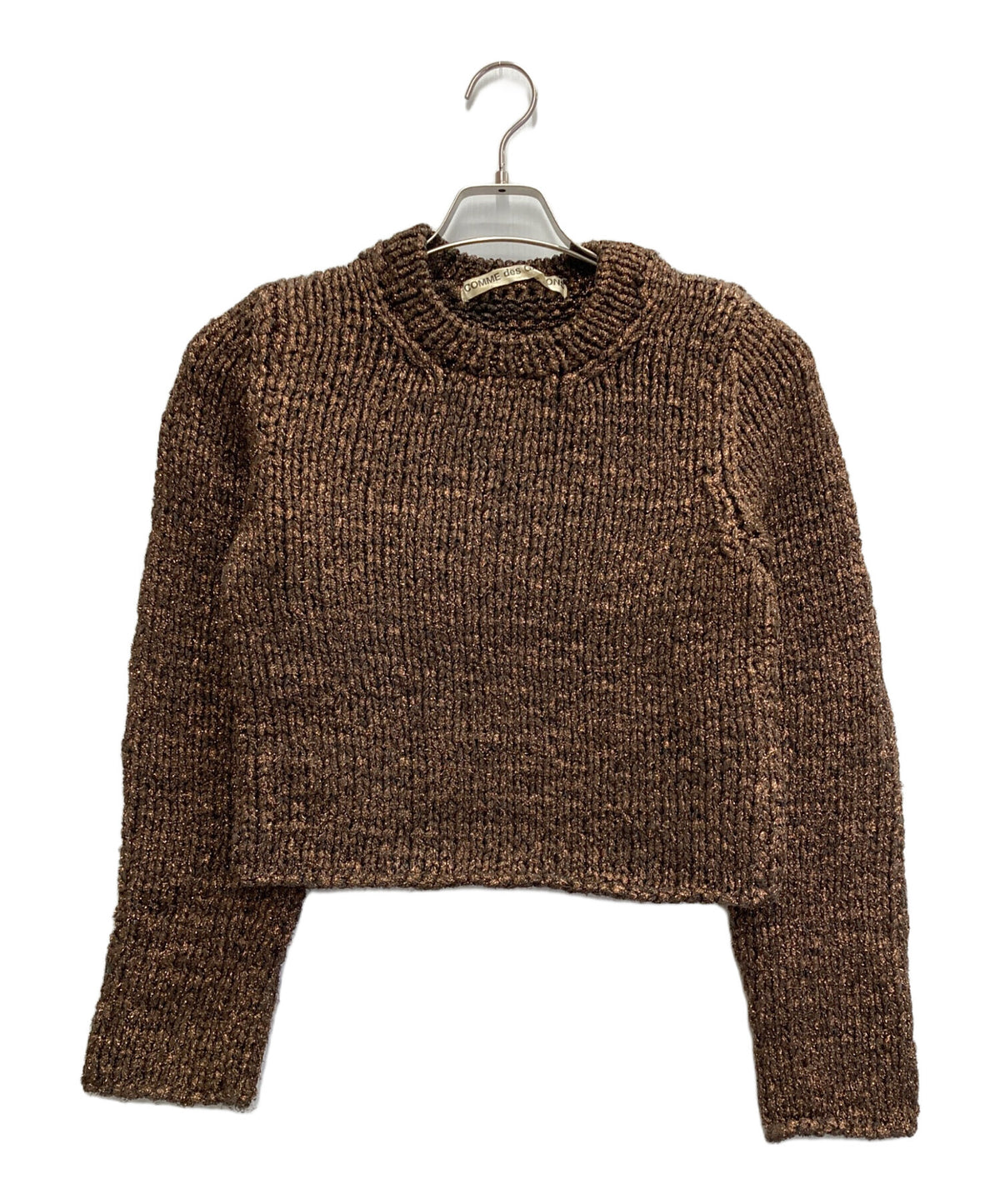 [Pre-owned] COMME des GARCONS Poly Nylon Lame Cable Knit [AD1999 GN-040290