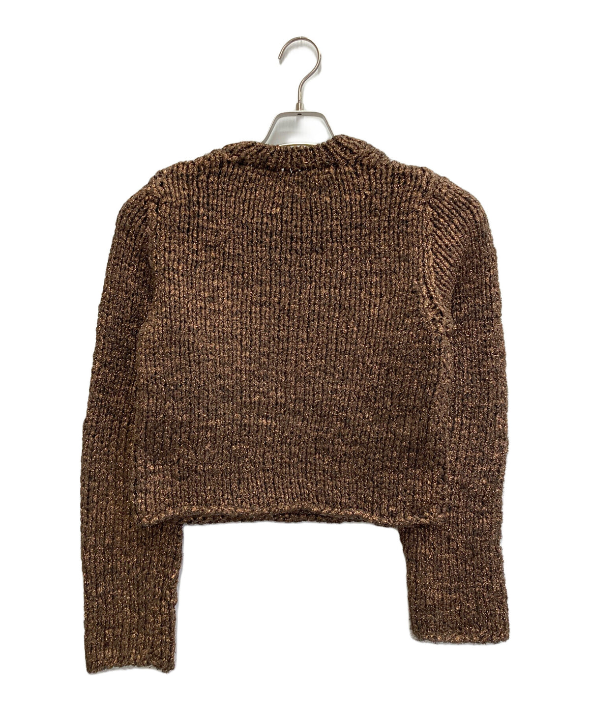 [Pre-owned] COMME des GARCONS Poly Nylon Lame Cable Knit [AD1999 GN-040290