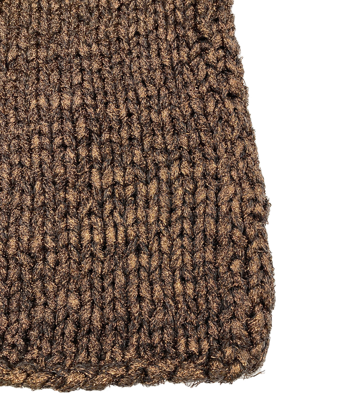 [Pre-owned] COMME des GARCONS Poly Nylon Lame Cable Knit [AD1999 GN-040290