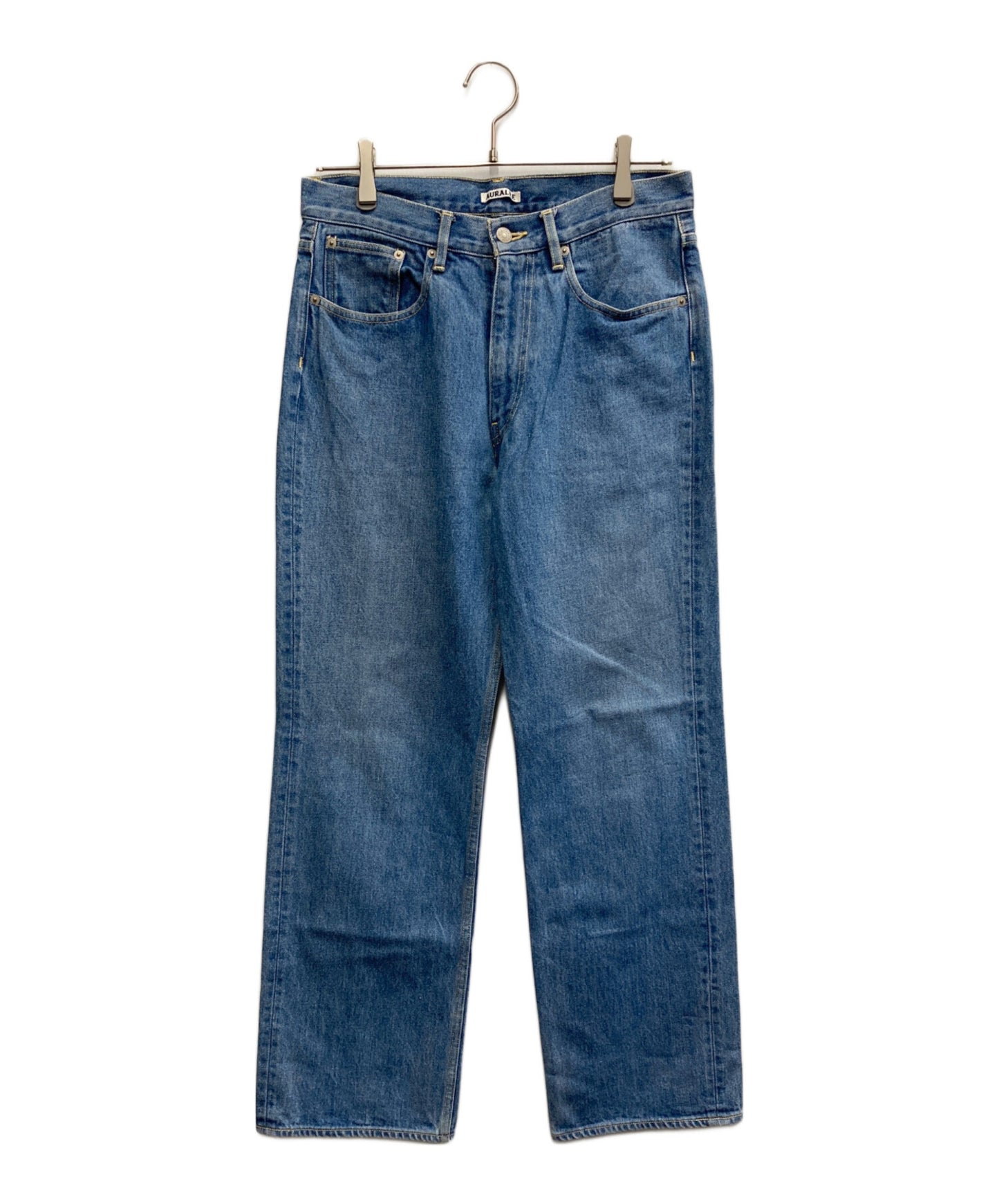 [Pre-owned] AURALEE WASHED HARD TWIST DENIM 5-POCKET PANTS A20SP07DM
