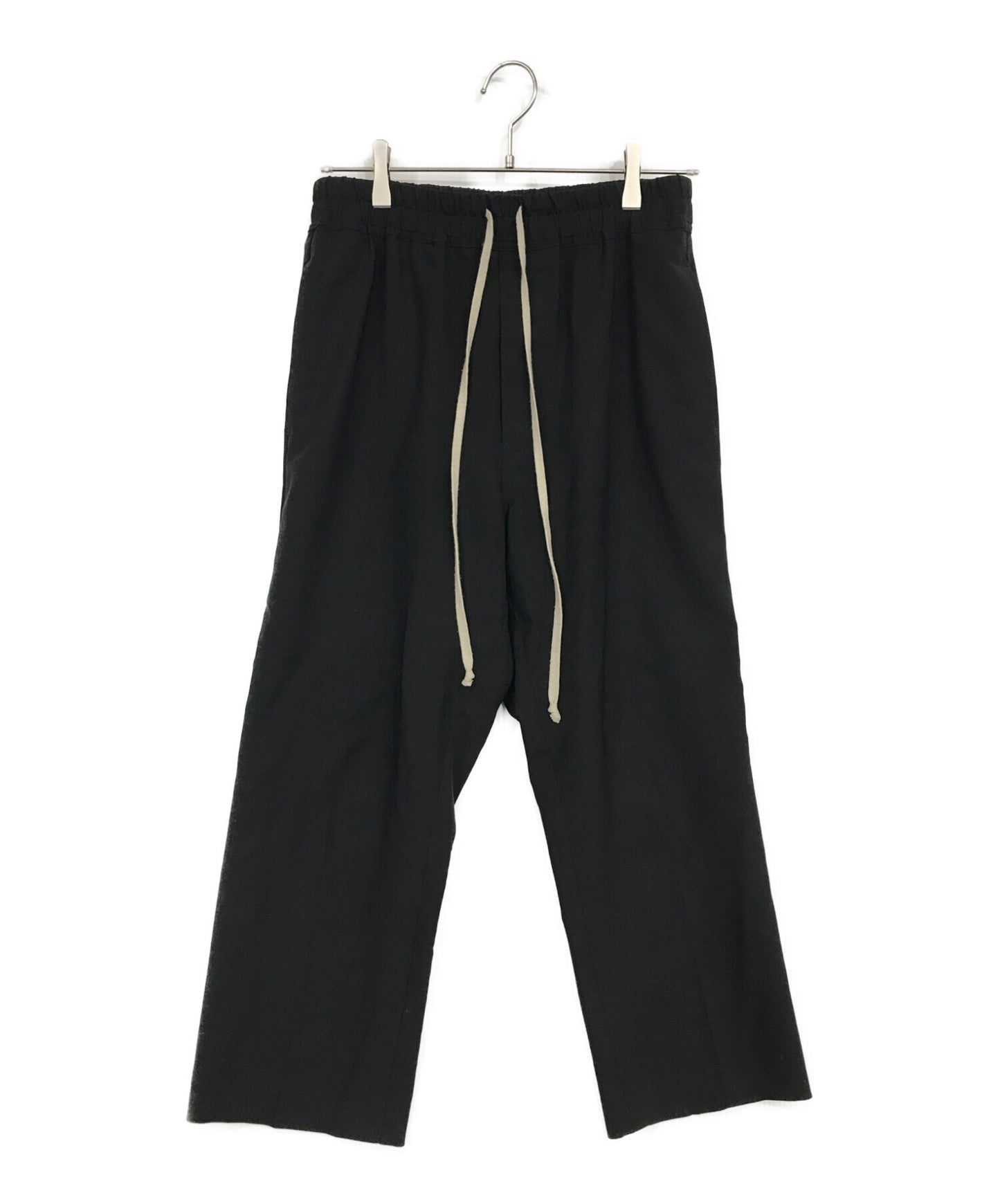 [Pre-owned] RICK OWENS Drawstring Cropped Slacks RU02A5397-ZL