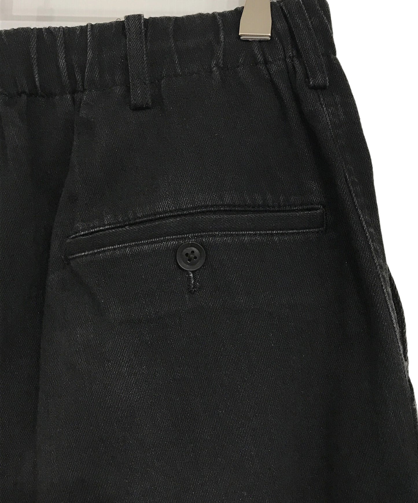 [Pre-owned] Yohji Yamamoto pour homme 8OZ DENIM DOUBLE STITCHED RUBBER HR-P69-009