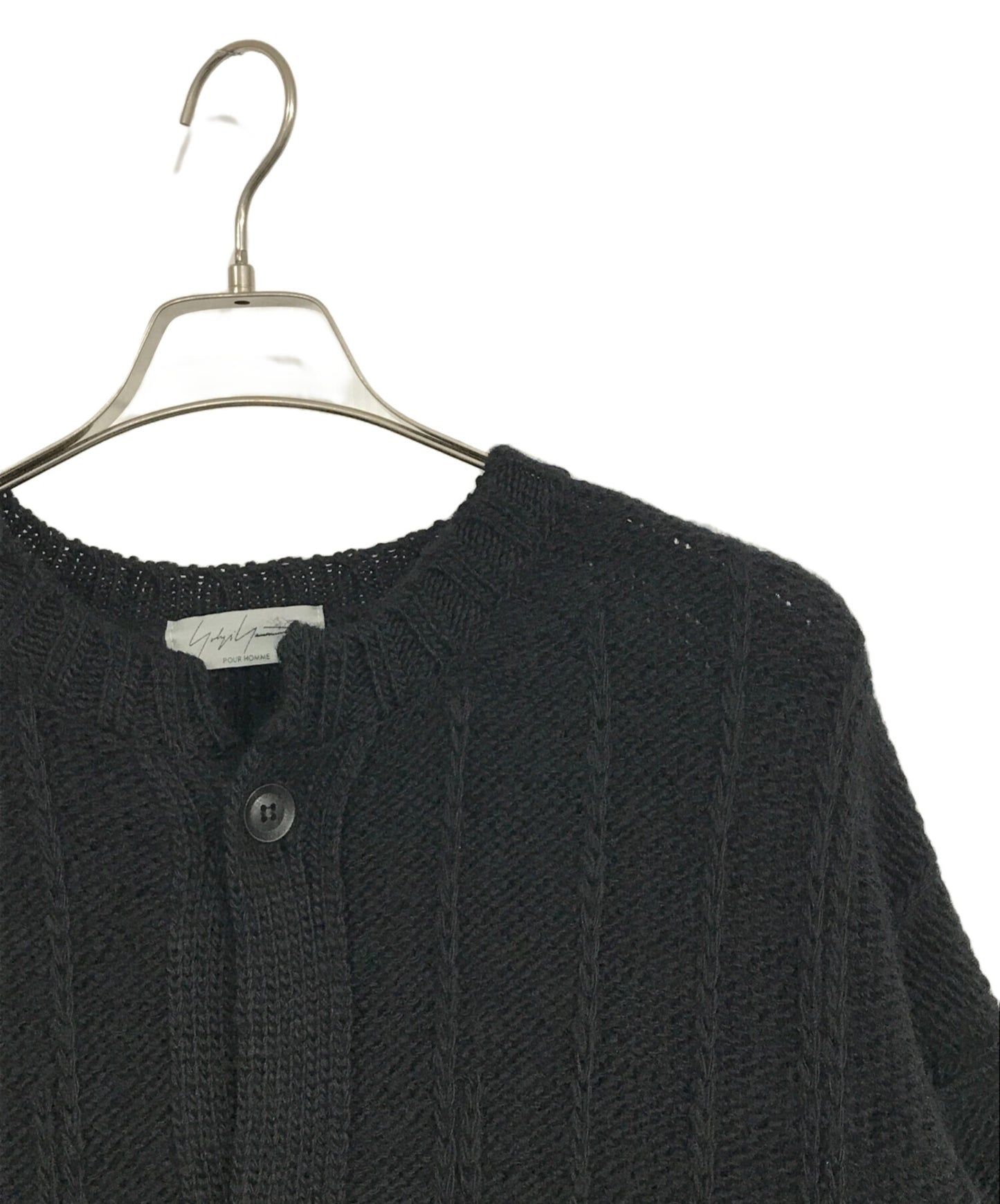 [Pre-owned] Yohji Yamamoto pour homme 3G STRIPE STRING LONG CARDIGAN HO-K84-187