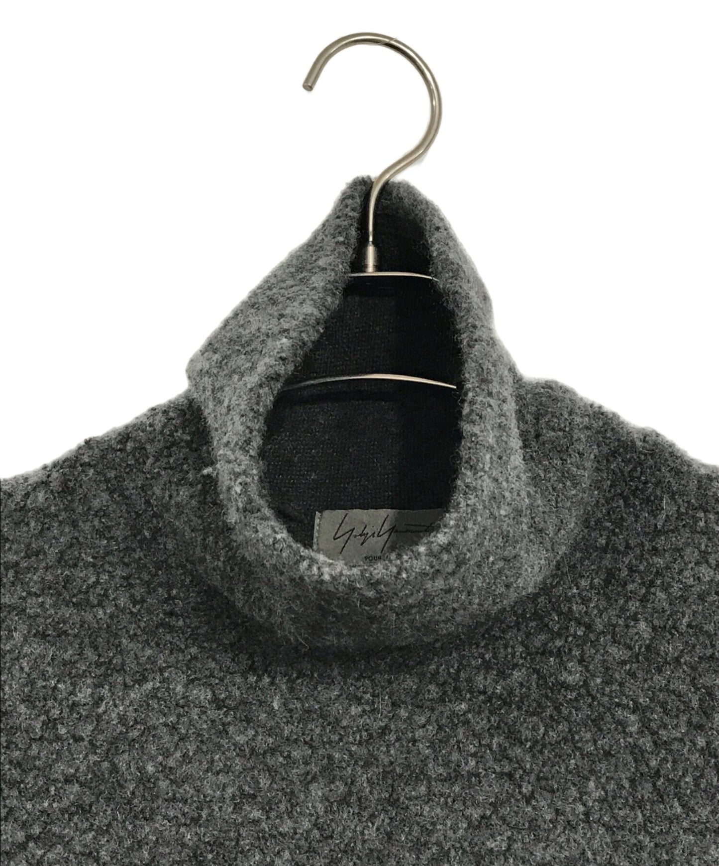 [Pre-owned] Yohji Yamamoto pour homme 18AW Side button pile long knit sweater HV-T74-178