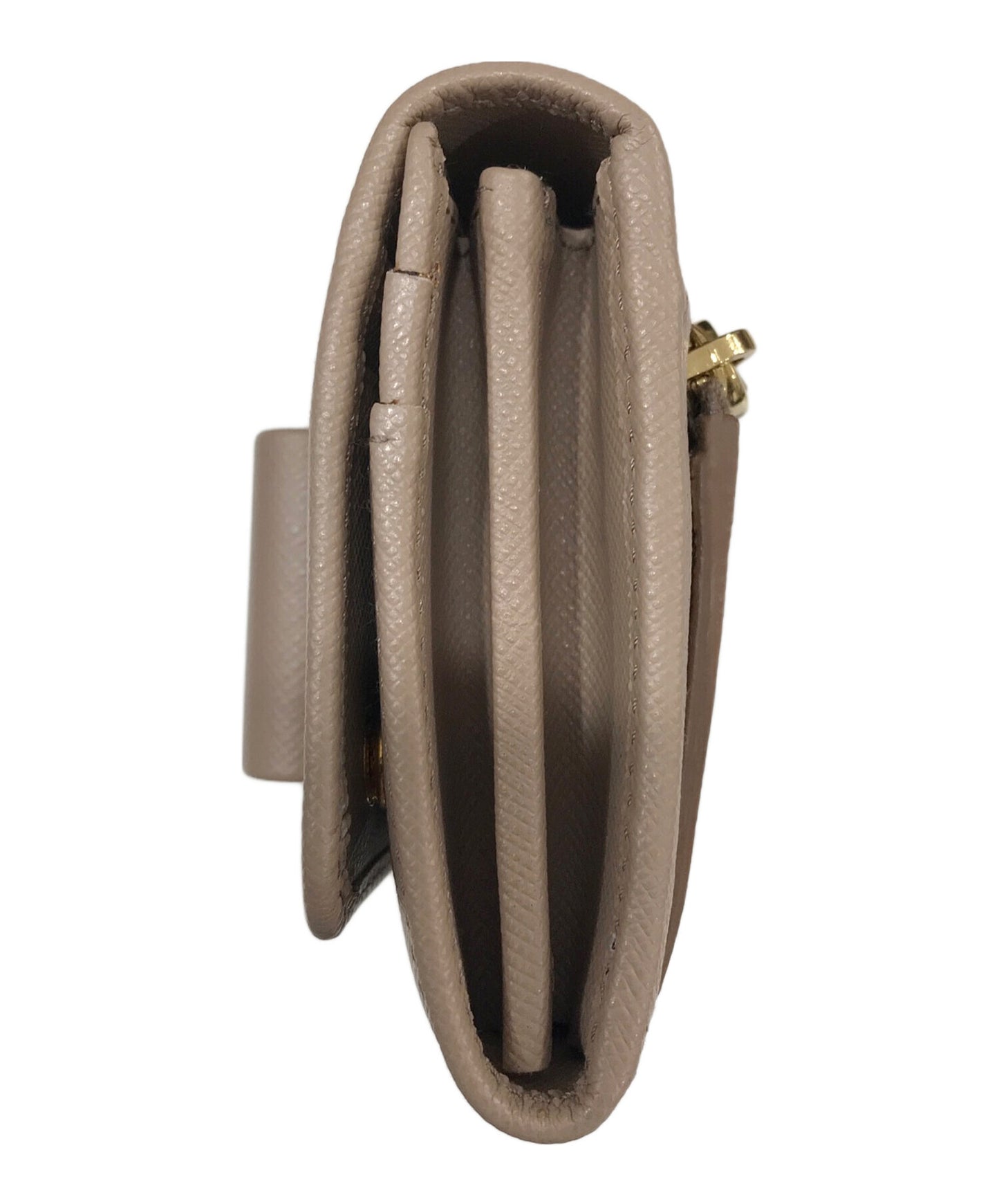 [Pre-owned] PRADA SAFFIANO FIOCCO Long Wallet 1MH132