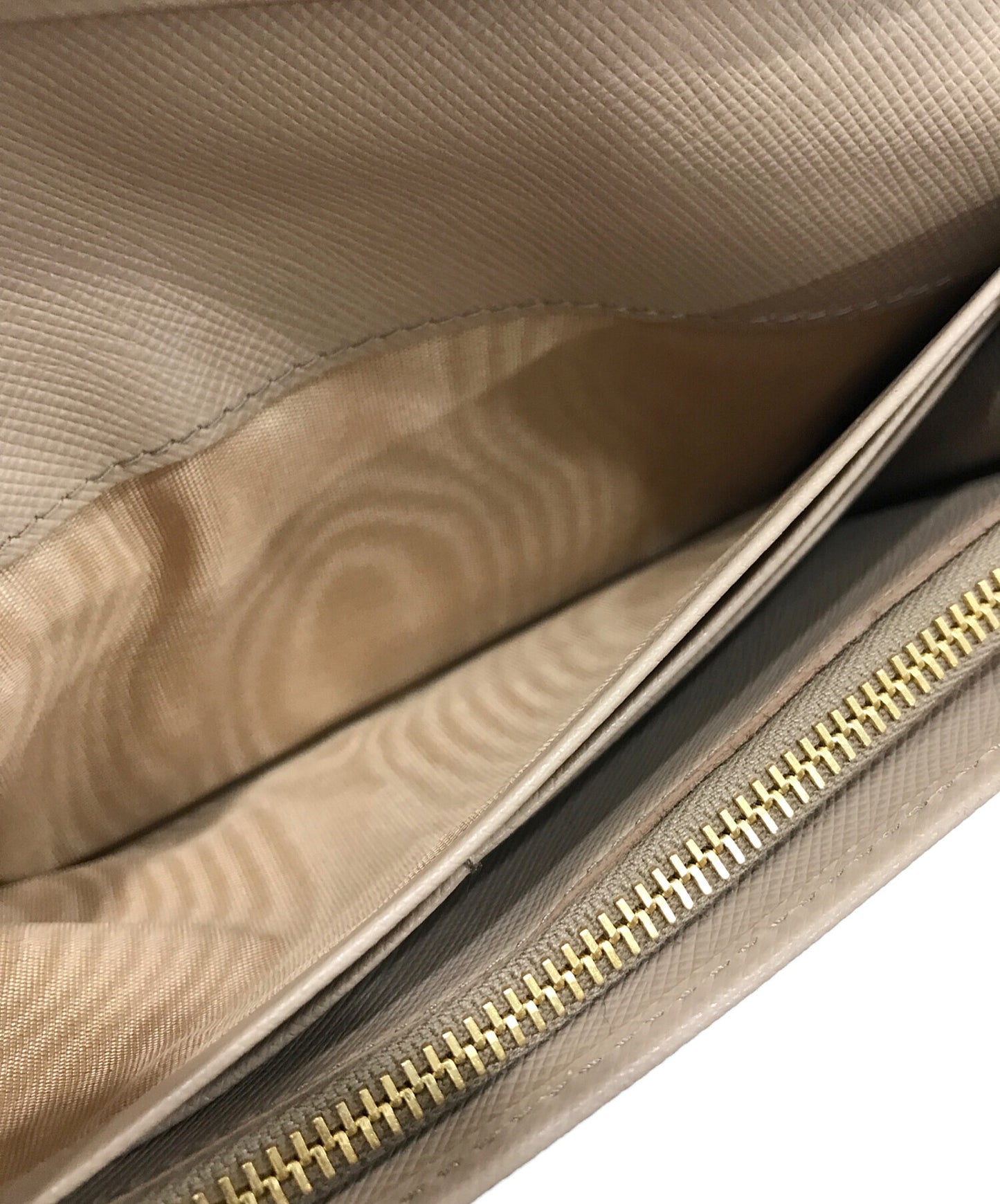 [Pre-owned] PRADA SAFFIANO FIOCCO Long Wallet 1MH132