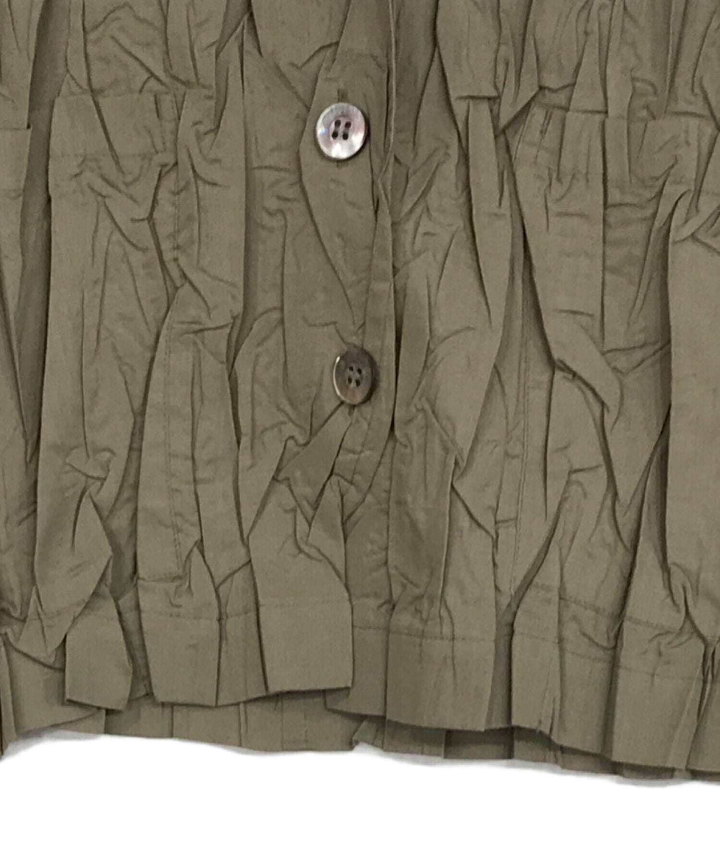 [Pre-owned] PLEATS PLEASE Wrinkled long-sleeved shirt PP93-PD971