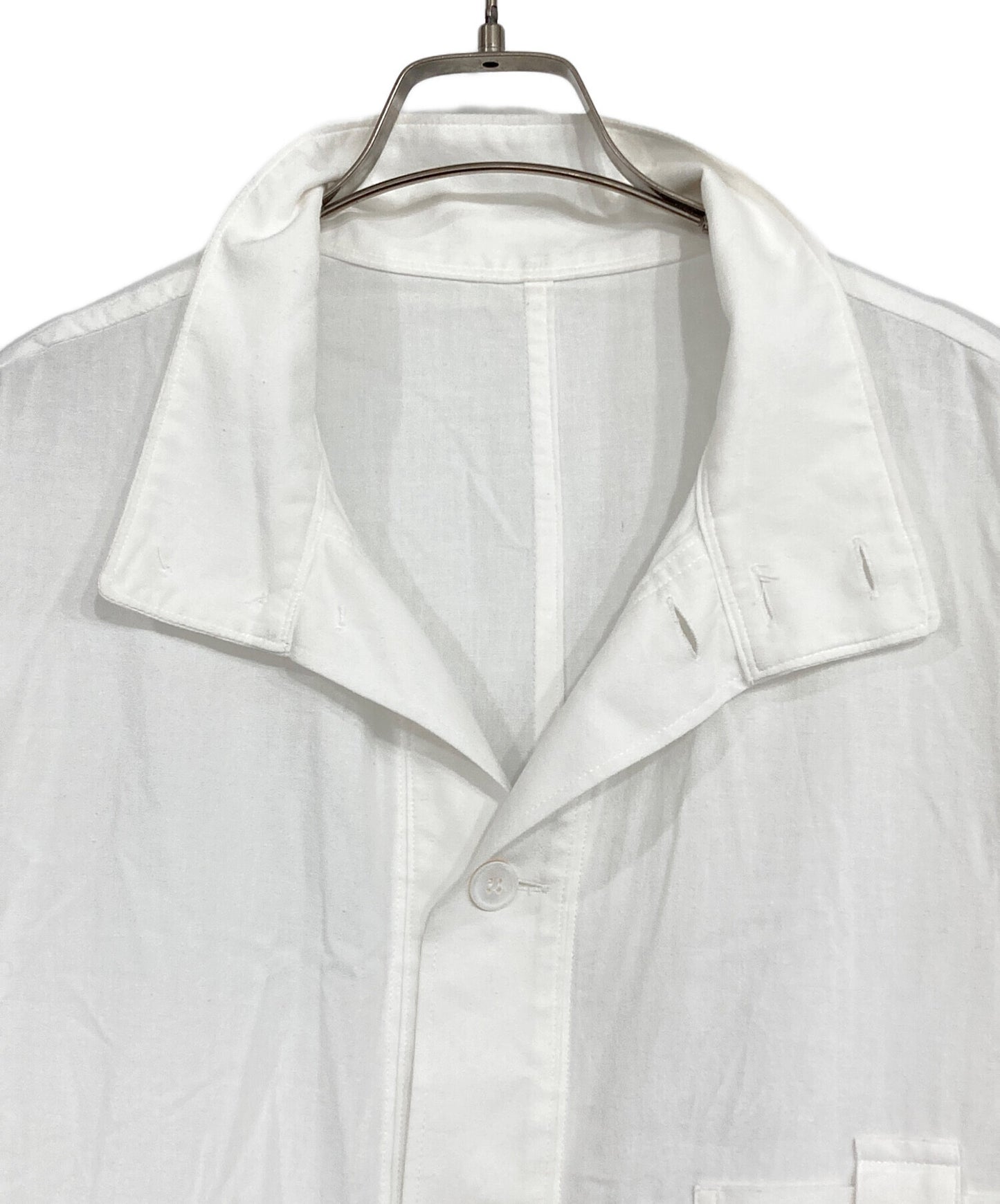 [Pre-owned] Yohji Yamamoto pour homme. 60/2 KHADI COTTON M-SHIRT COAT HZ-B31-047