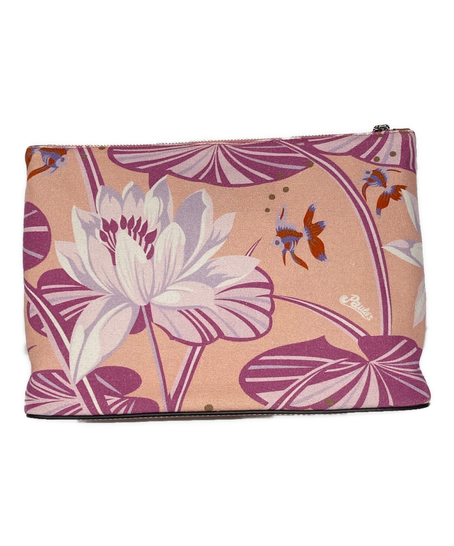 [Pre-owned] LOEWE Canvas Leather Clutch Bag