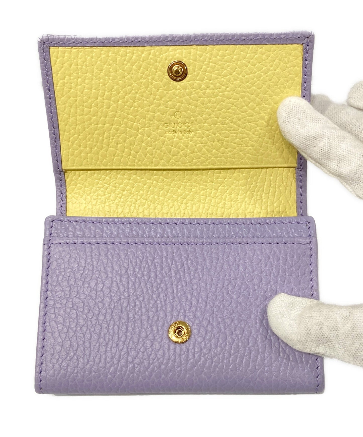 [Pre-owned] GUCCI Double G Card Case 739525