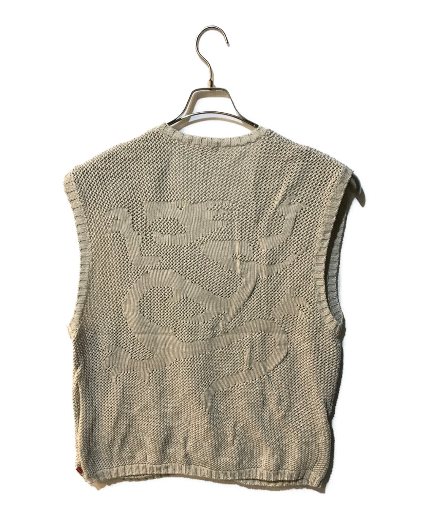 [Pre-owned] SUPREME Dragon Zip Up Sweater Vest 23SS