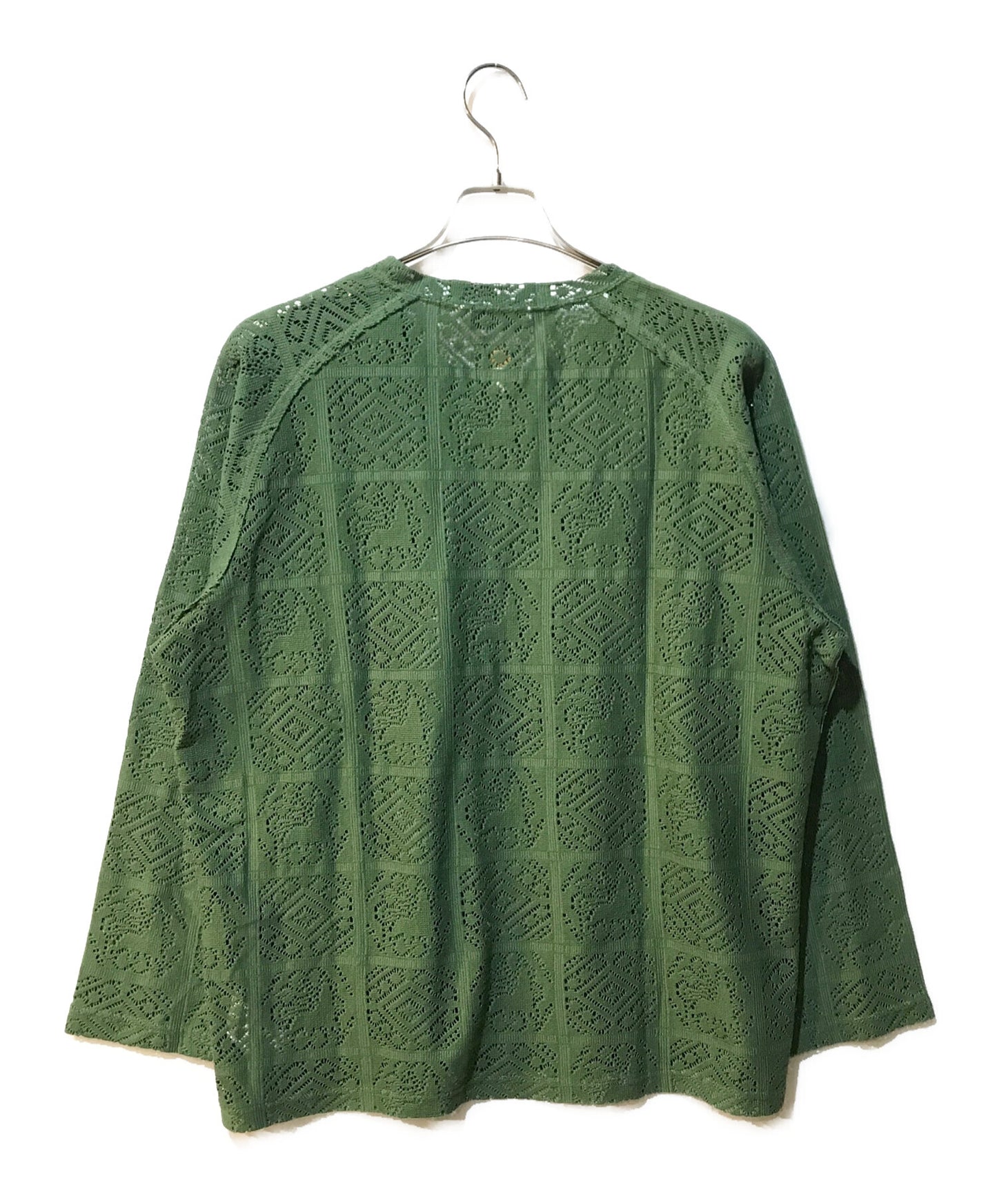 [Pre-owned] Needles Jah Lion Race / Lace Cut & Sew / Cutwork / Long Sleeve Cut & Sew 23SS-CSS-071