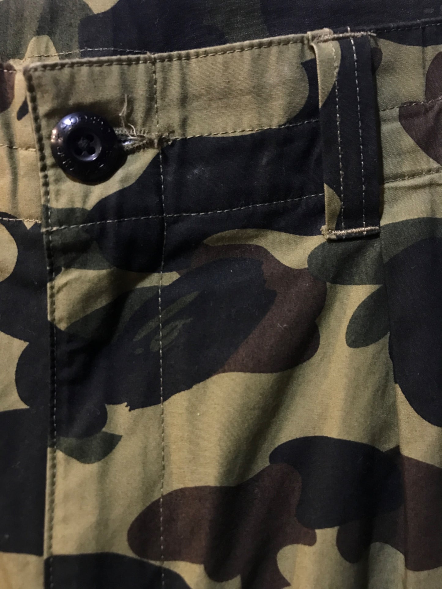[Pre-owned] A BATHING APE 1st camo cargo pants 001PTH801017M