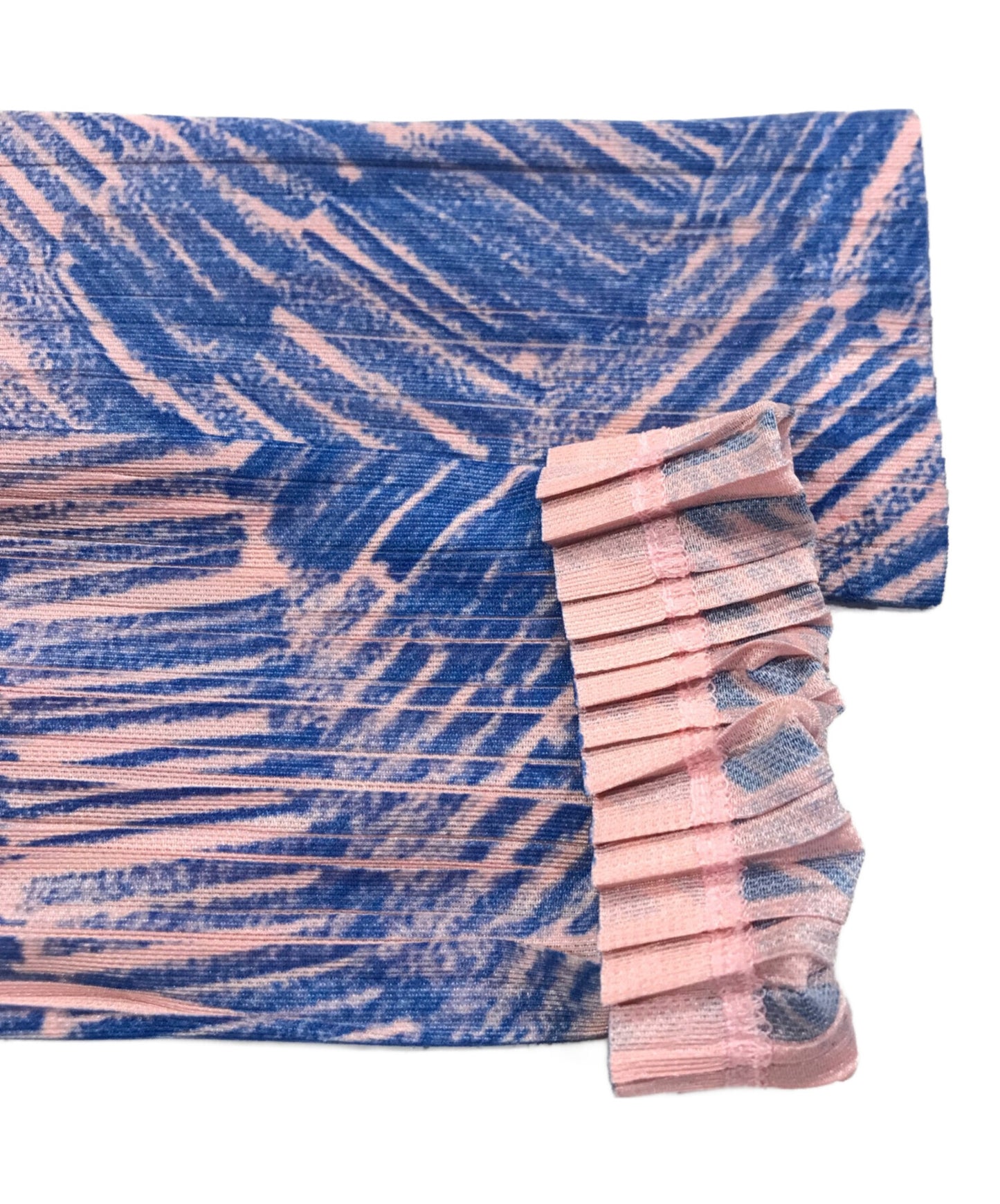 [Pre-owned] PLEATS PLEASE Pleated dress with all-over pattern PP33JH553