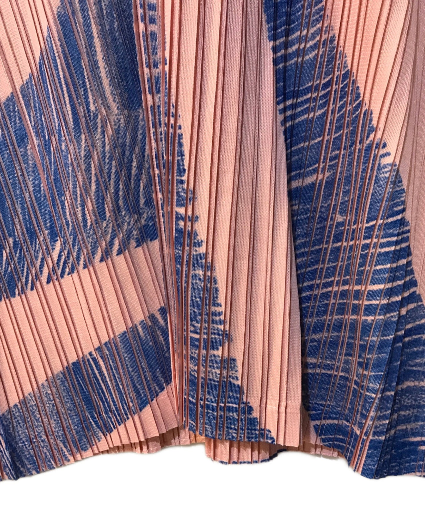 [Pre-owned] PLEATS PLEASE Pleated dress with all-over pattern PP33JH553