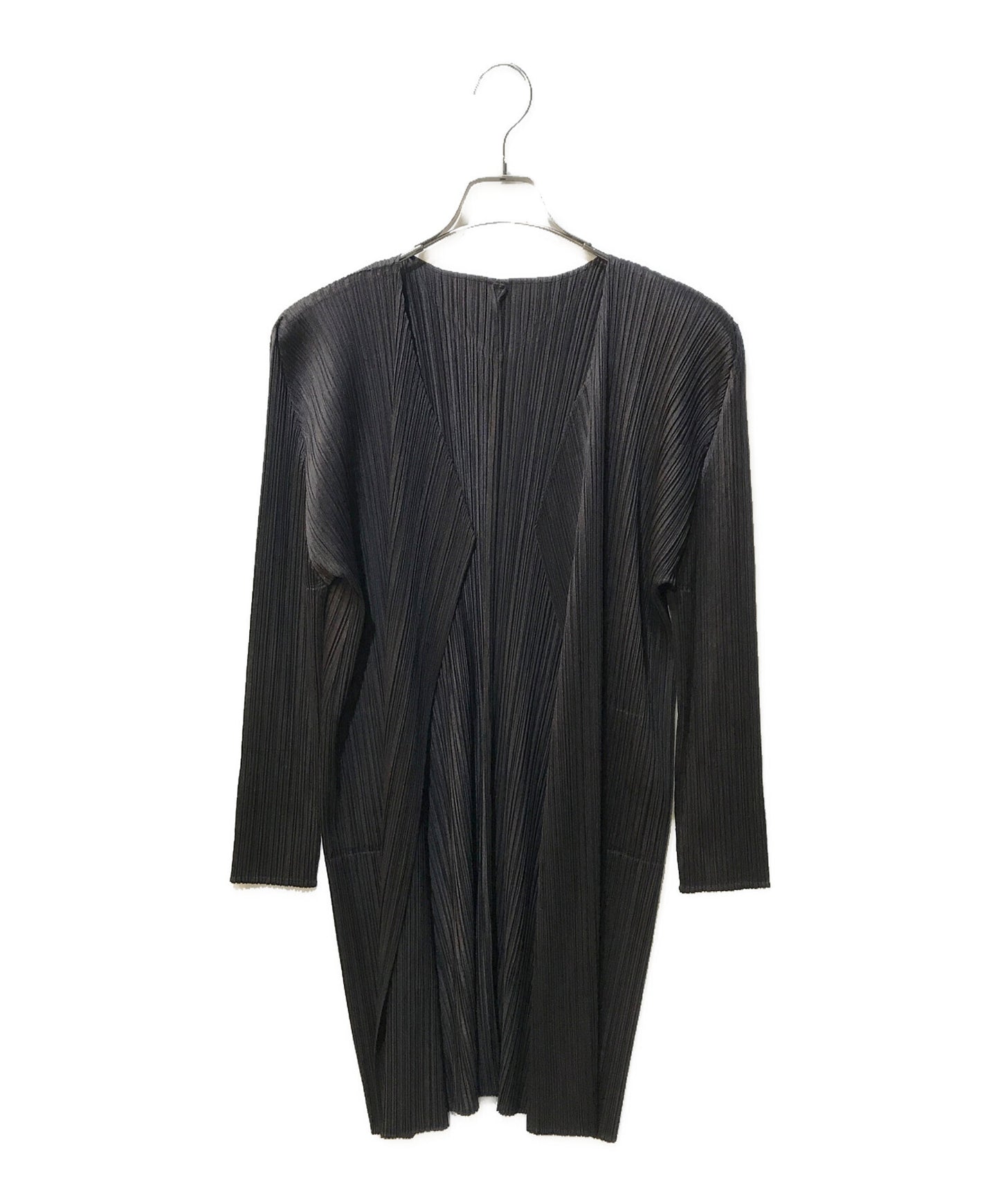 [Pre-owned] PLEATS PLEASE Pleated long cardigan PP41JA143