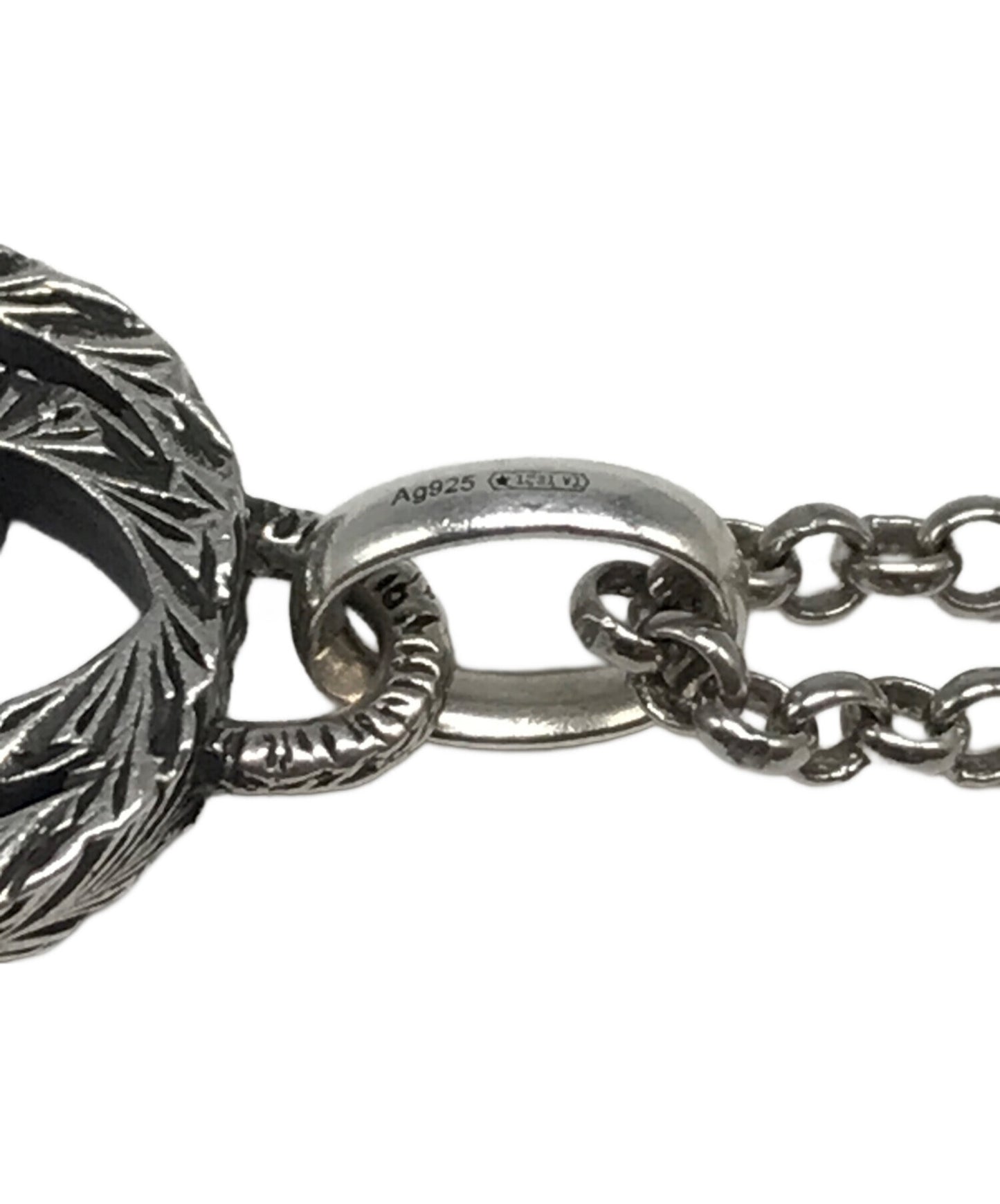 [Pre-owned] GUCCI Interlocking G necklace 808331756