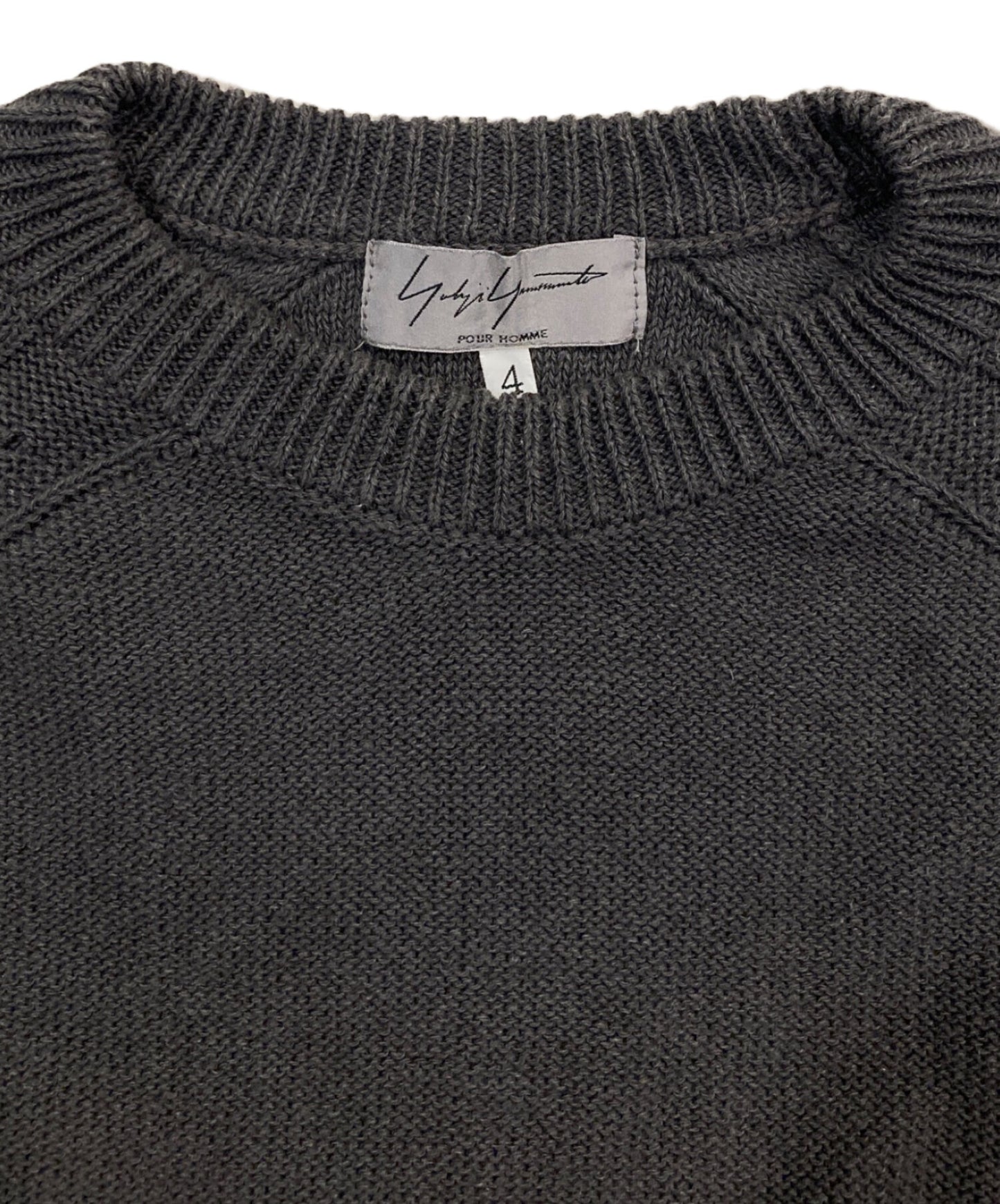 [Pre-owned] Yohji Yamamoto pour homme Linen long knit HZ-K48-980