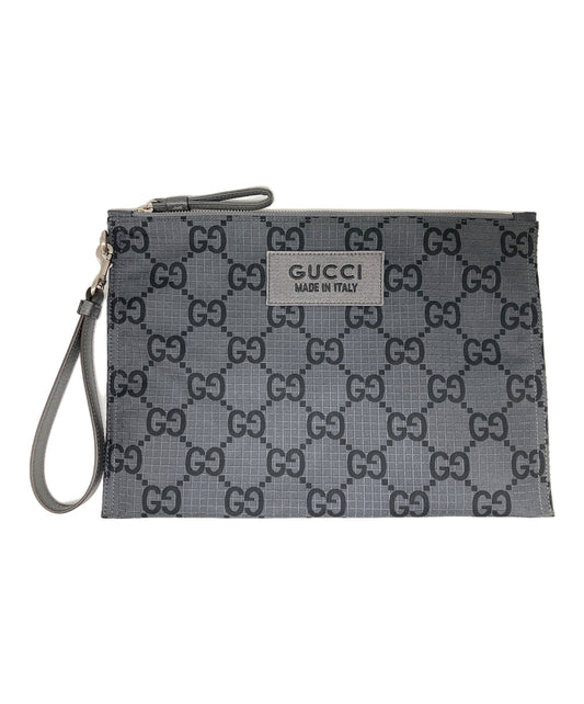 [Pre-owned] GUCCI GG Canvas Clutch Bag 770662