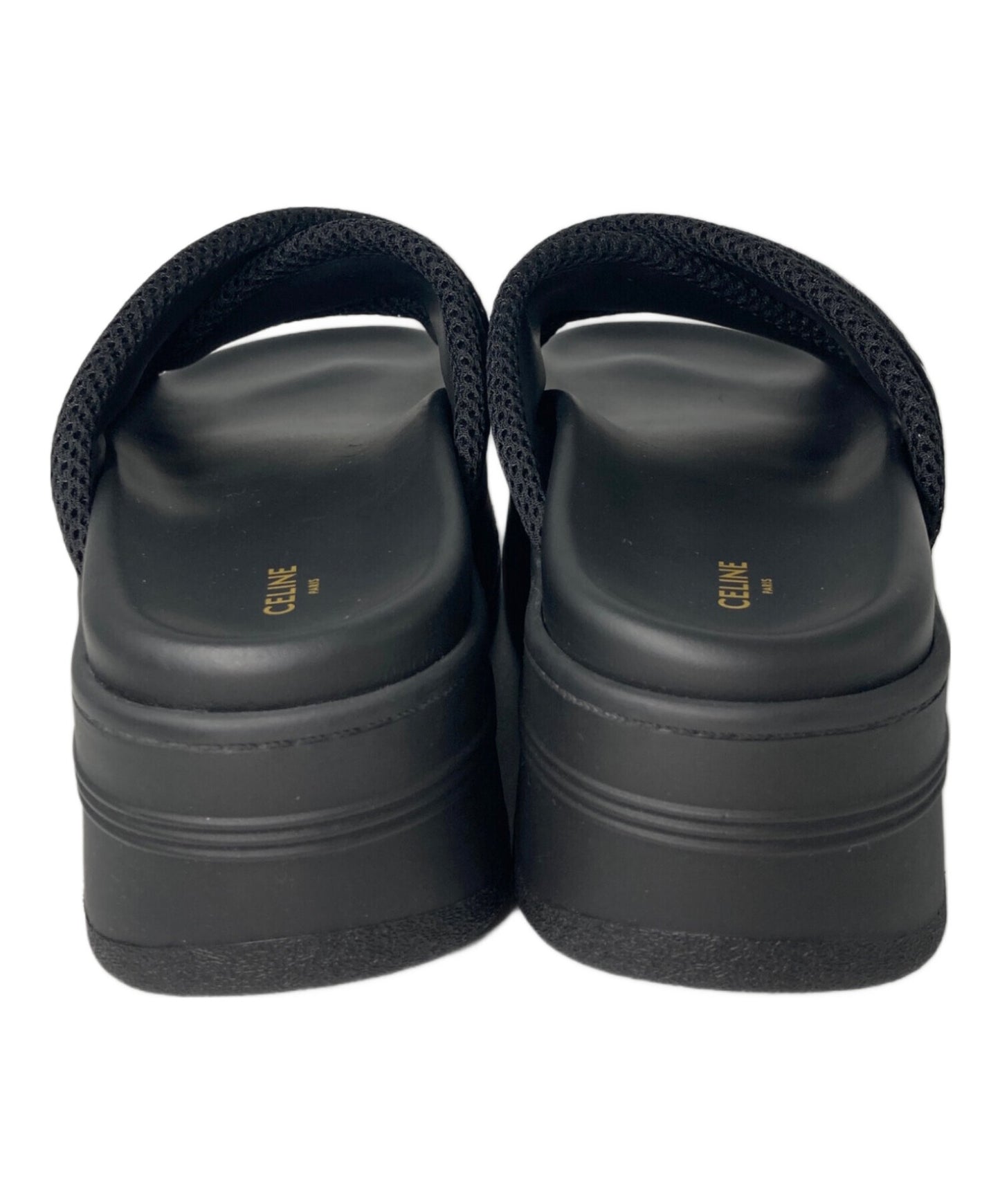 [Pre-owned] CELINE Block Slide Cross Strap Sandal RM 0223