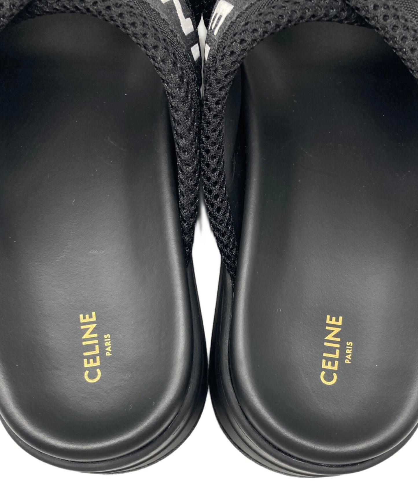 [Pre-owned] CELINE Block Slide Cross Strap Sandal RM 0223