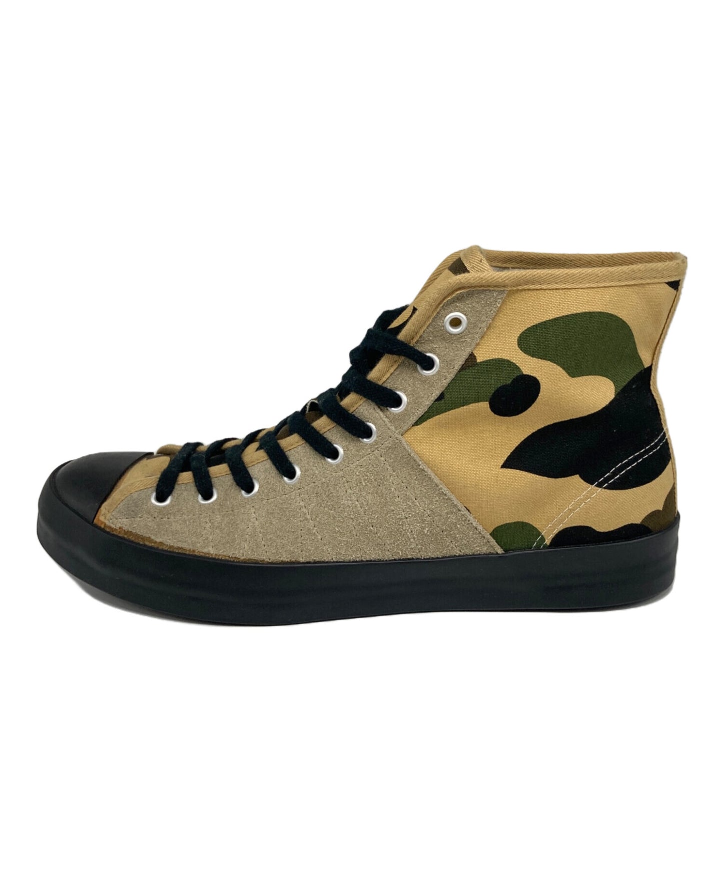 [Pre-owned] A BATHING APE Camo Pattern High Cut Sneakers