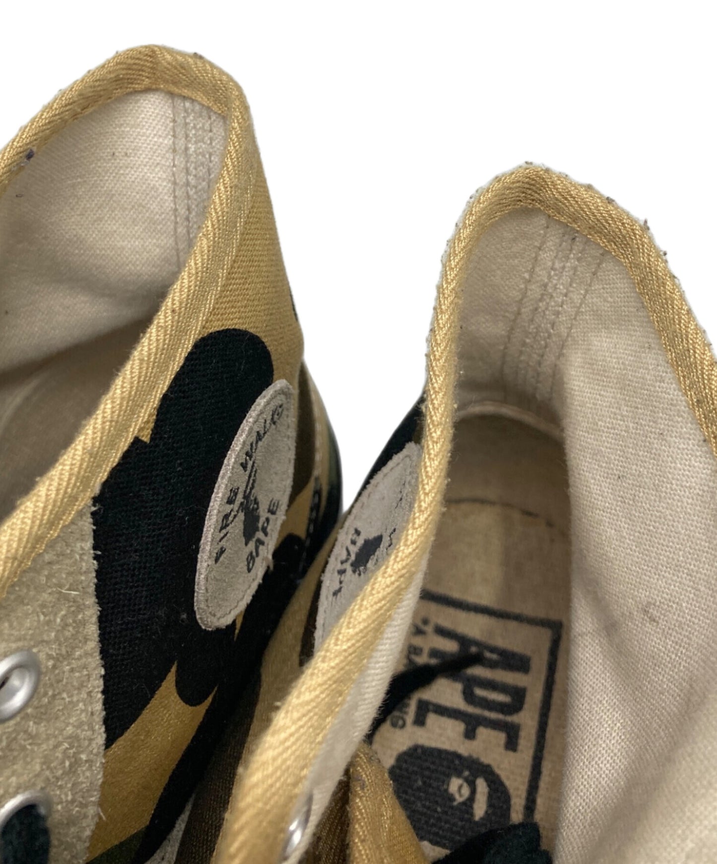 [Pre-owned] A BATHING APE Camo Pattern High Cut Sneakers